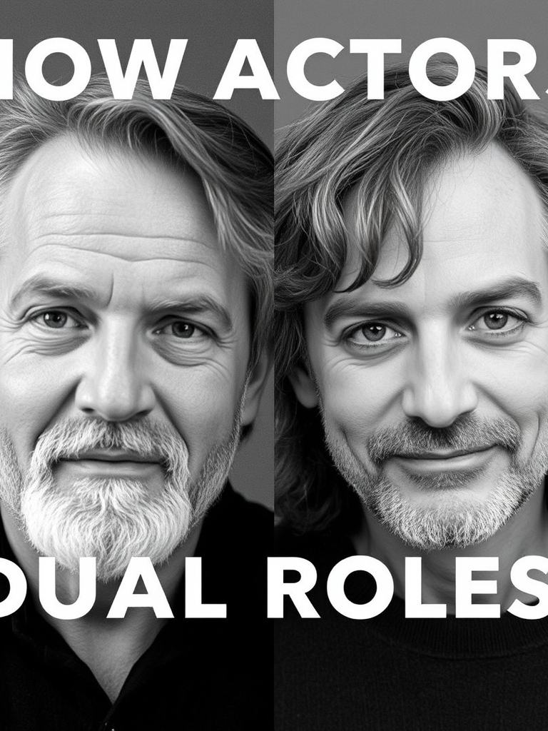 How Actors Master Dual Roles?