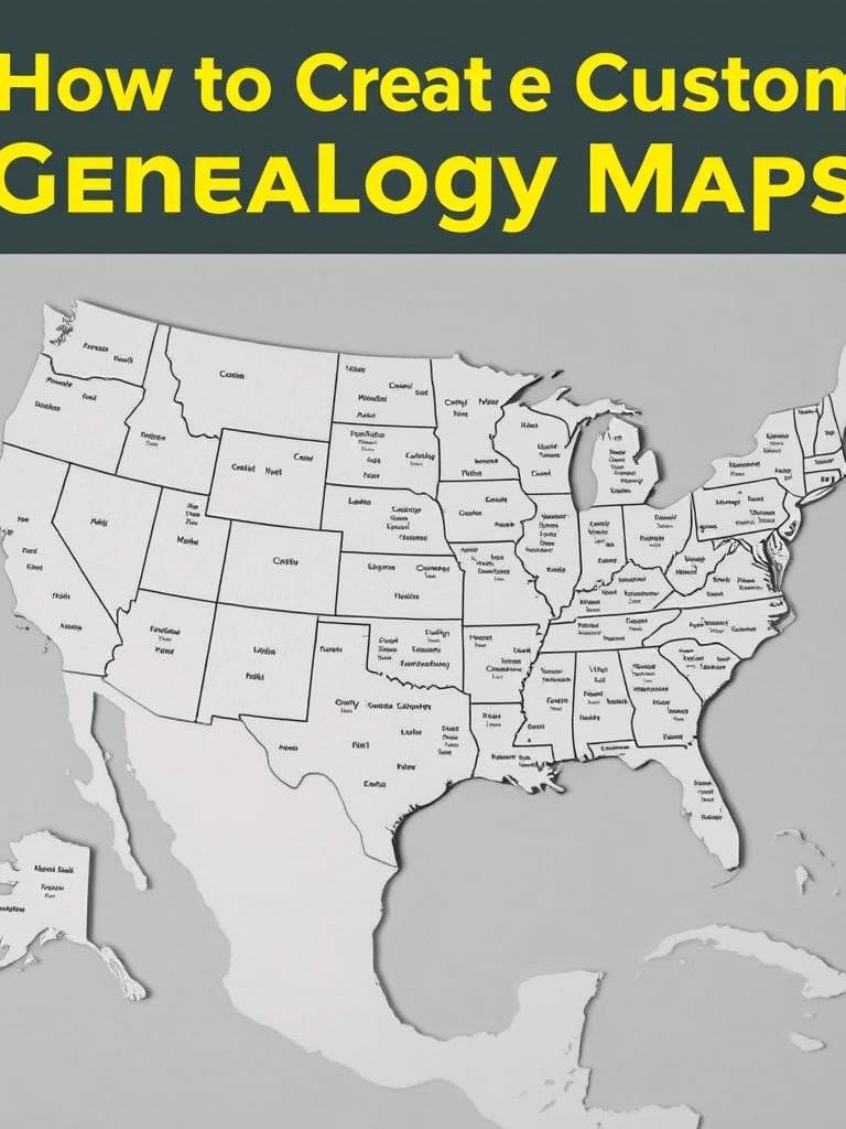 How to Create Custom Genealogy Maps